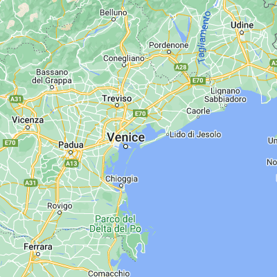 Map showing location of Burano (45.485480, 12.416960)