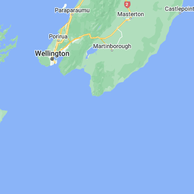 Map showing location of Cape Palliser (-41.613770, 175.289970)