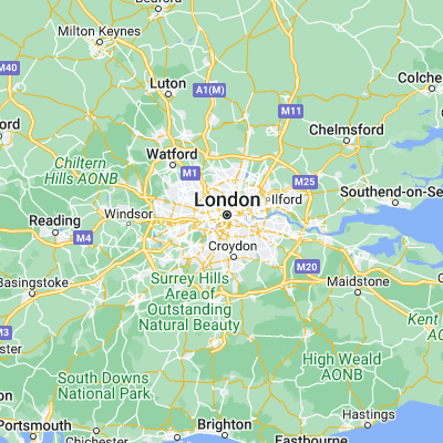 Map showing location of Chelsea Bridge (51.484580, -0.149950)