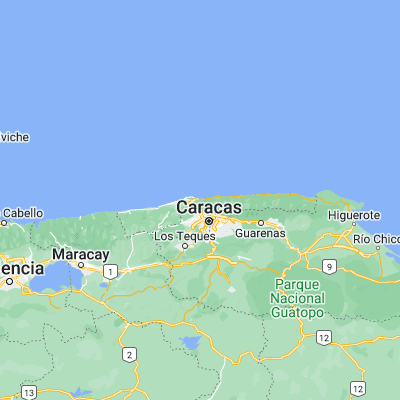 Map showing location of Maiquetía (10.596210, -66.954850)