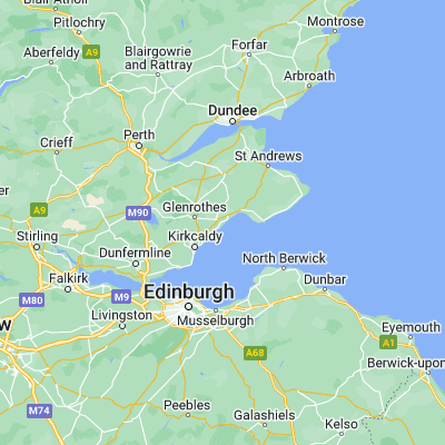 Map showing location of Methil (56.185430, -3.021570)