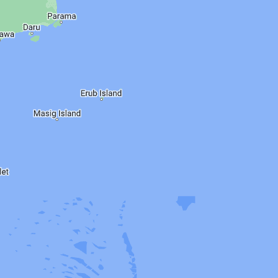 Map showing location of Murray Island (-9.913390, 144.053640)