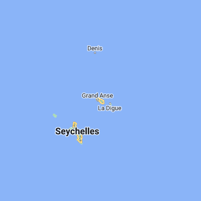 Map showing location of Praslin Island (-4.321460, 55.723940)