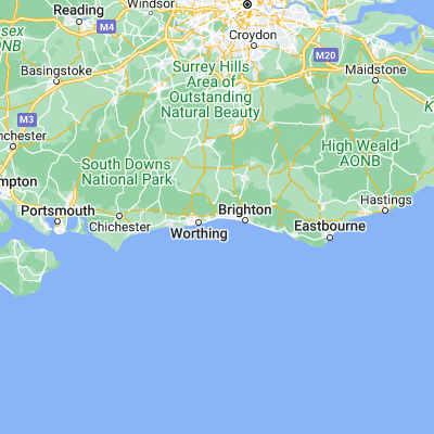 Map showing location of Shoreham-by-Sea (50.834130, -0.274310)