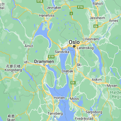 Map showing location of Slemmestad (59.780360, 10.498830)