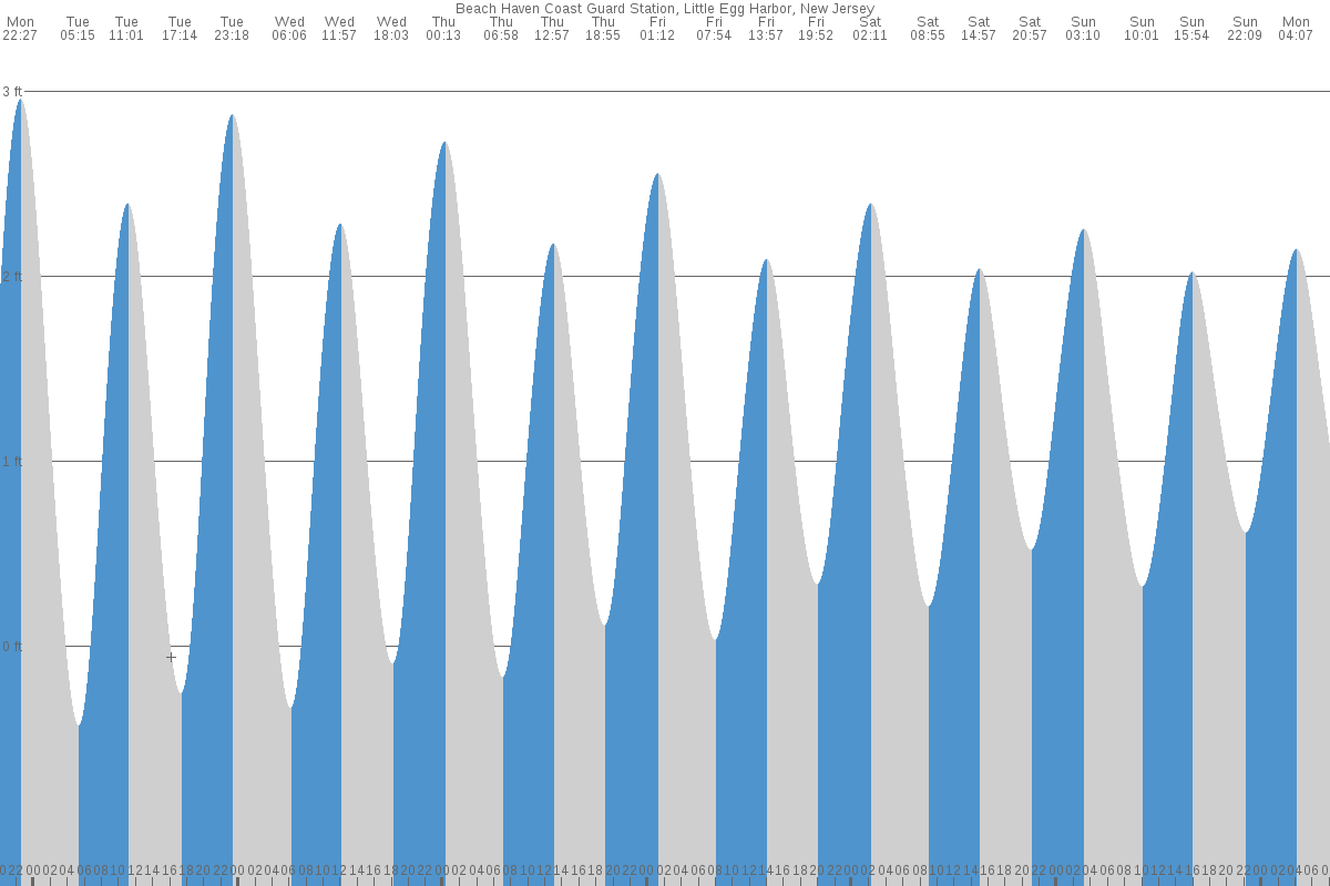 Beach Haven tide chart
