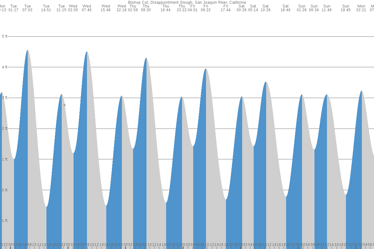 Disappointment Slough tide chart