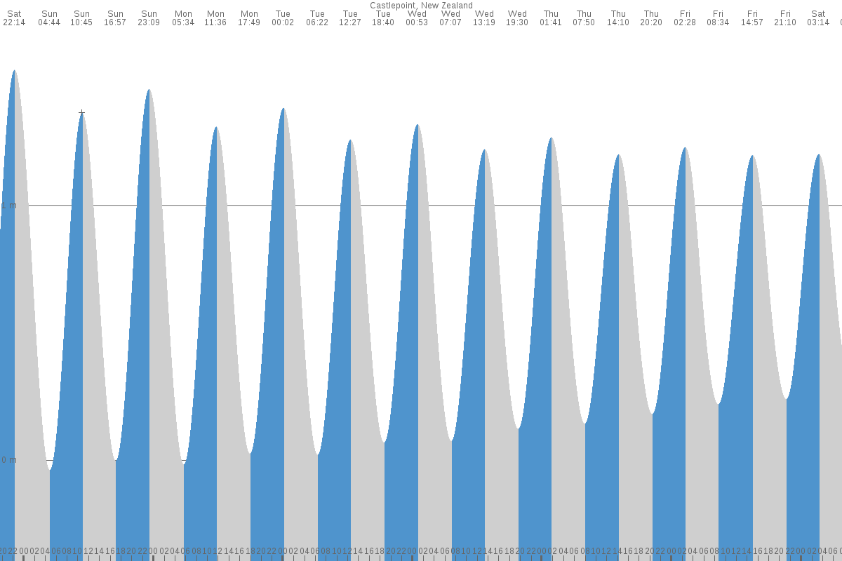 Castlepoint tide chart