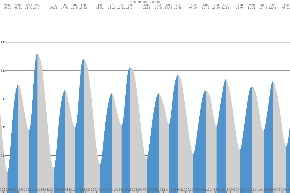 Chokoloskee tide chart