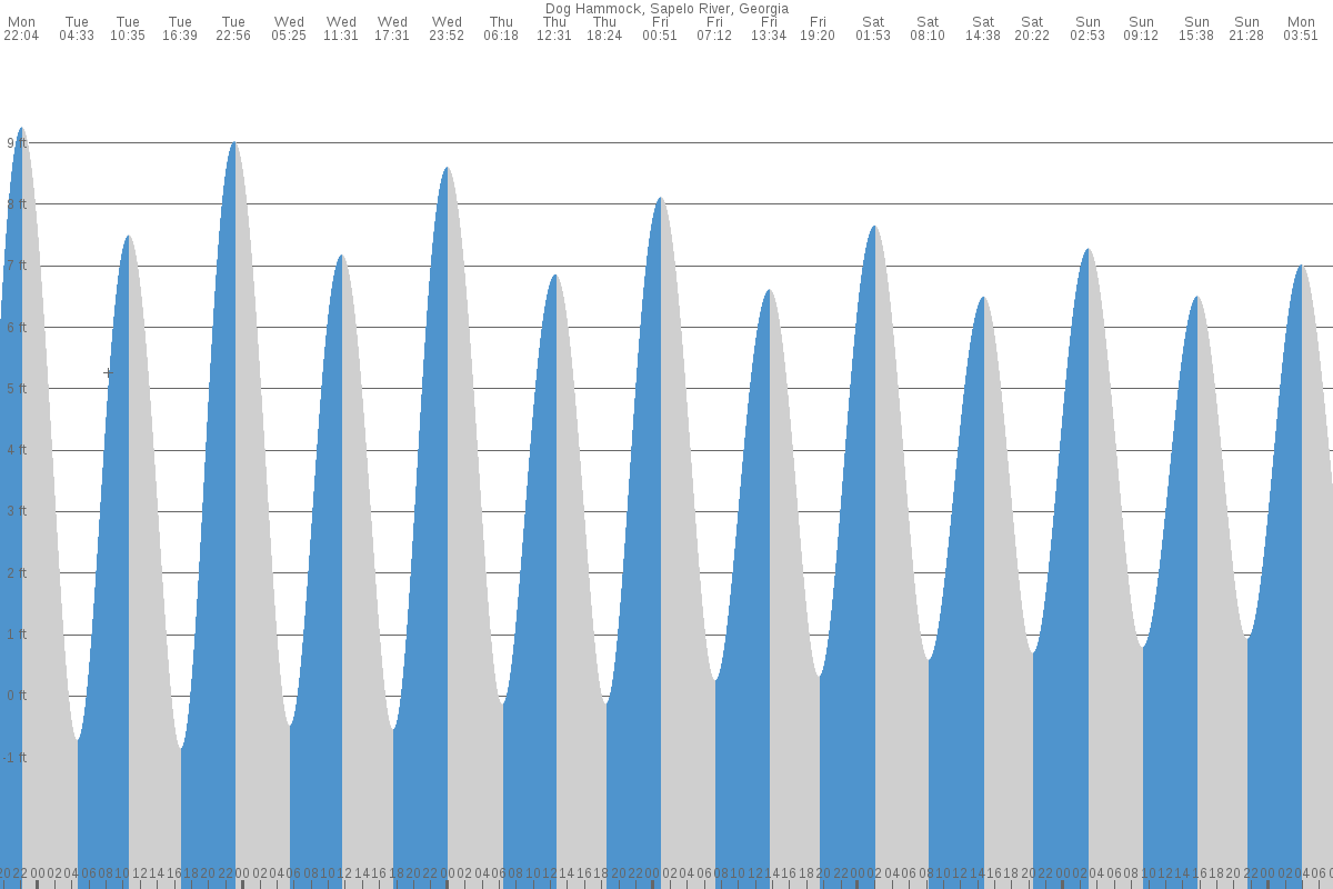 Dog Hammock tide chart