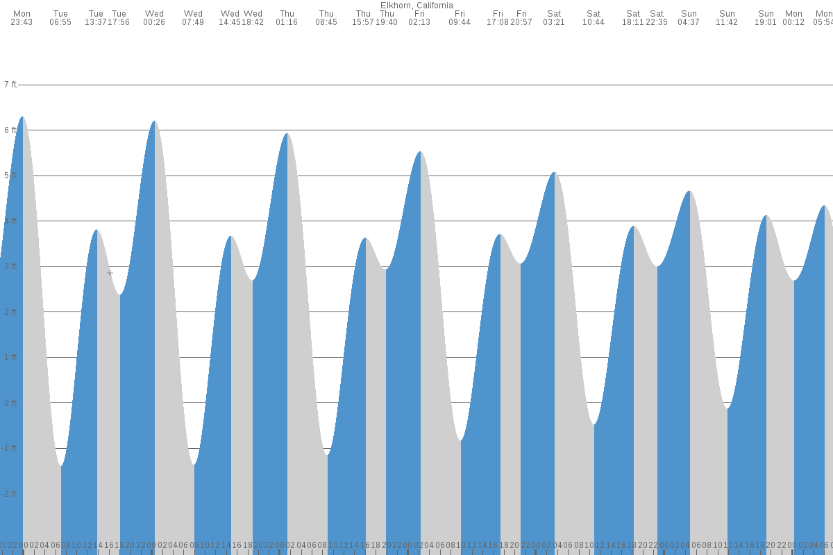 Elkhorn tide chart