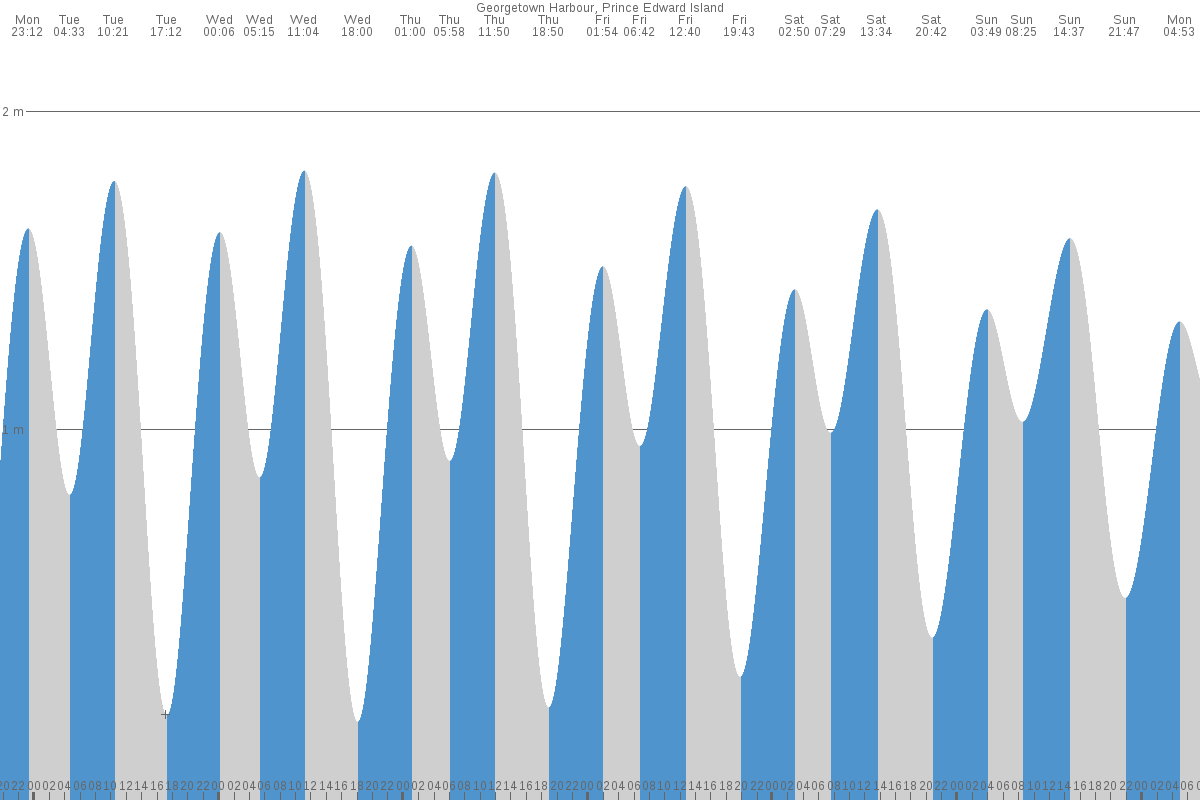 Georgetown tide chart