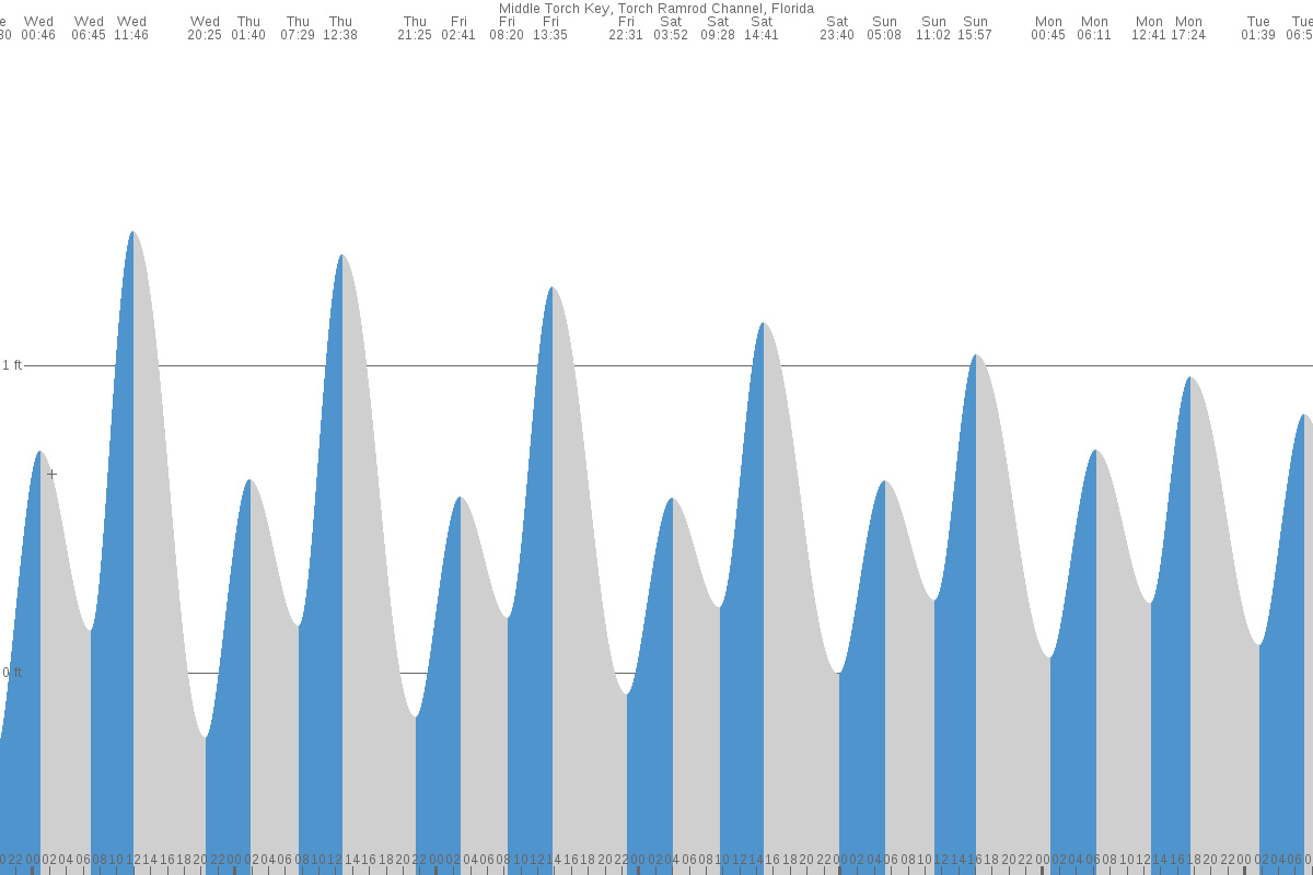 Middle Torch Key tide chart