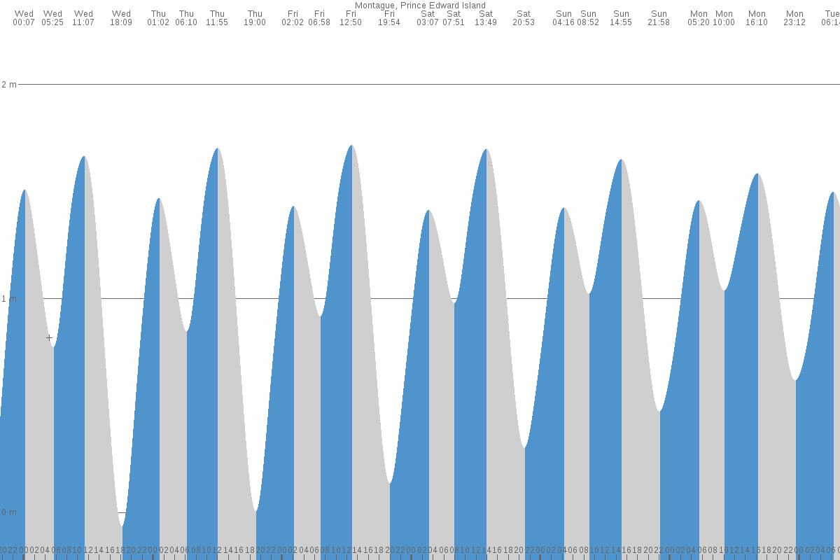 Montague tide chart