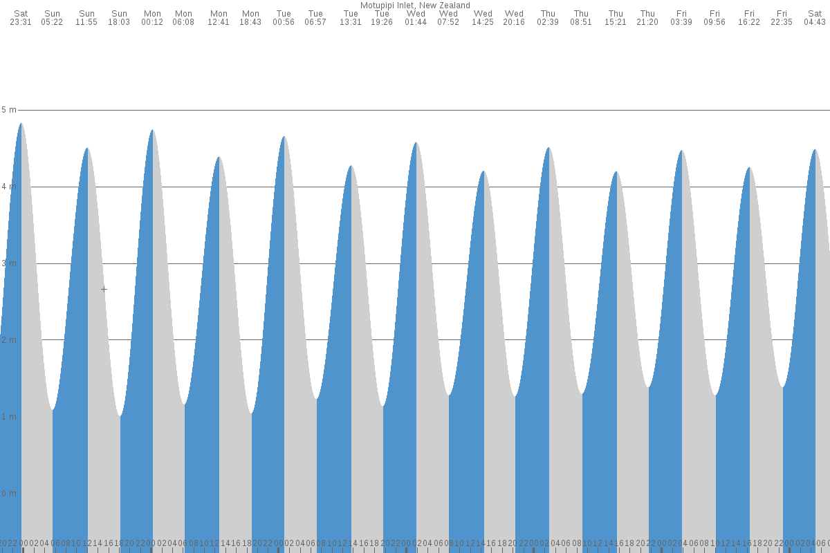 Motupipi tide chart