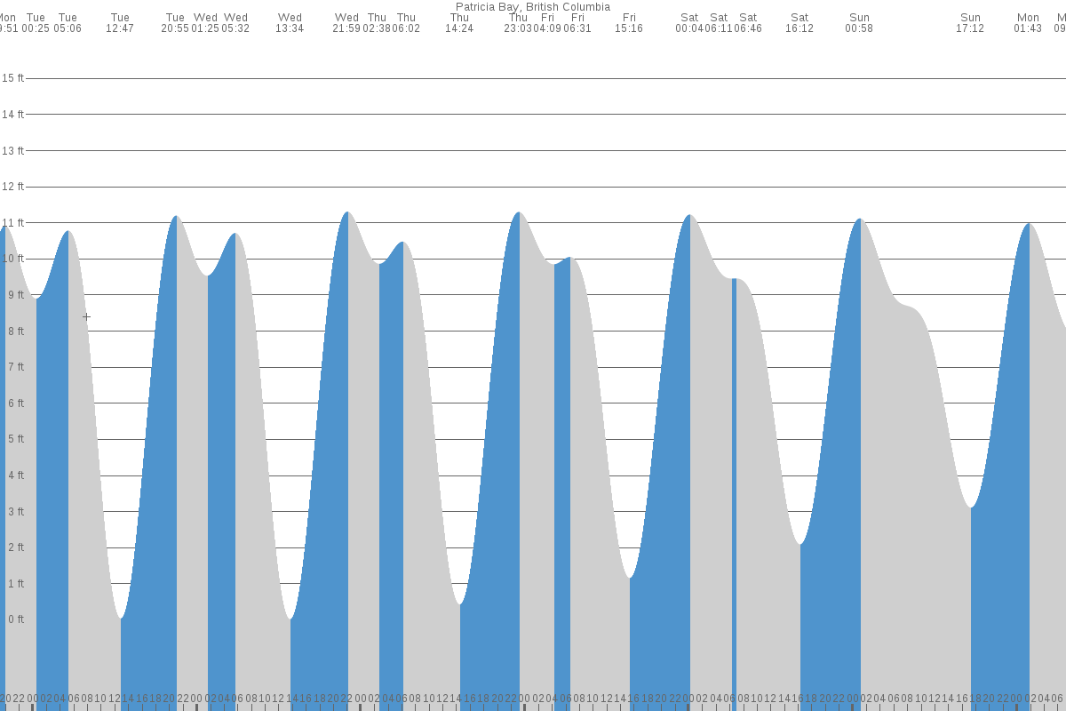 Patricia Bay tide chart