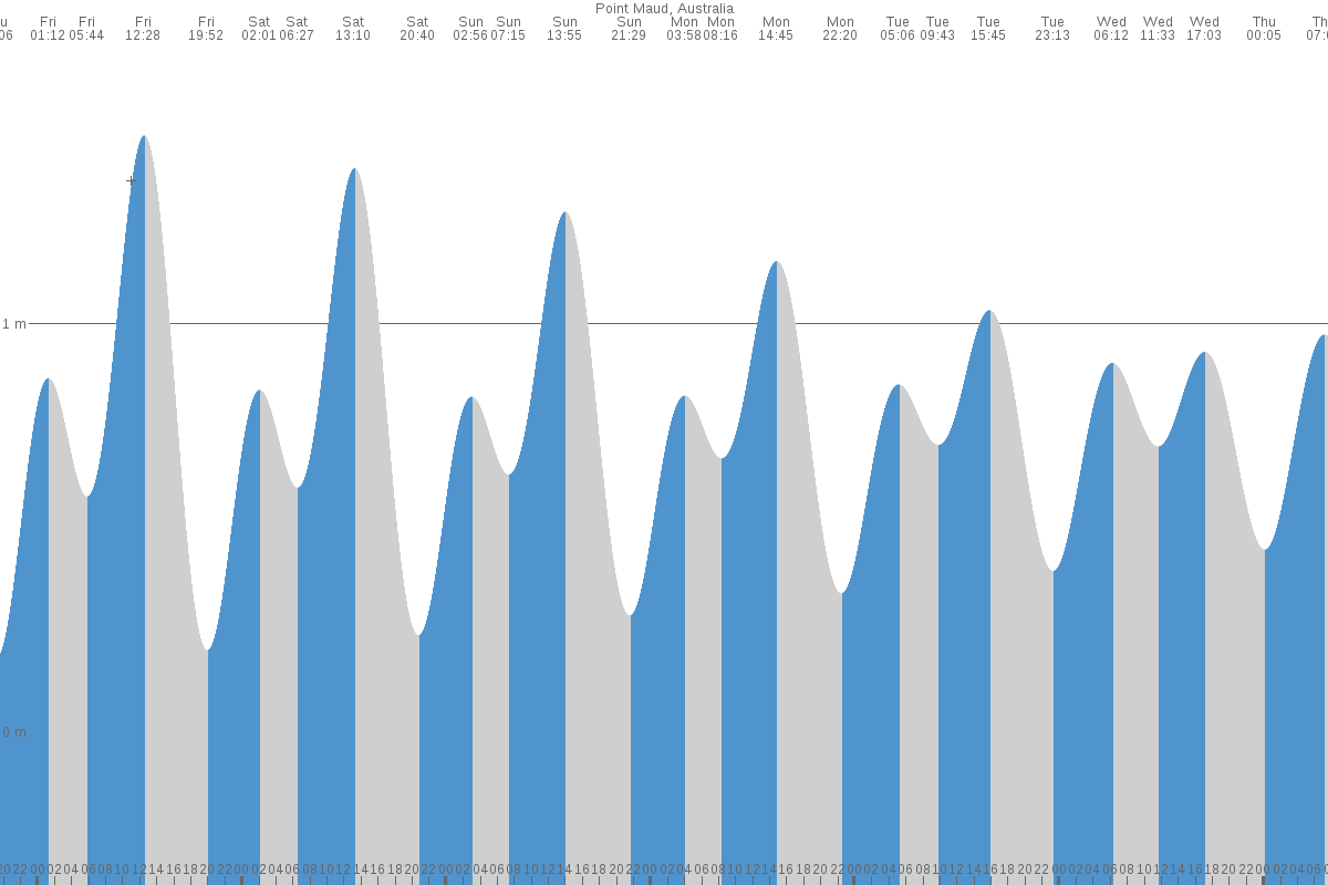 Point Maud tide chart