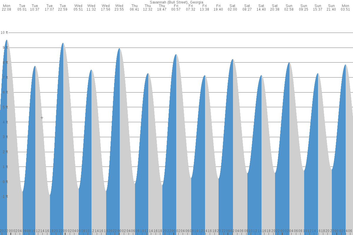 Savannah tide chart