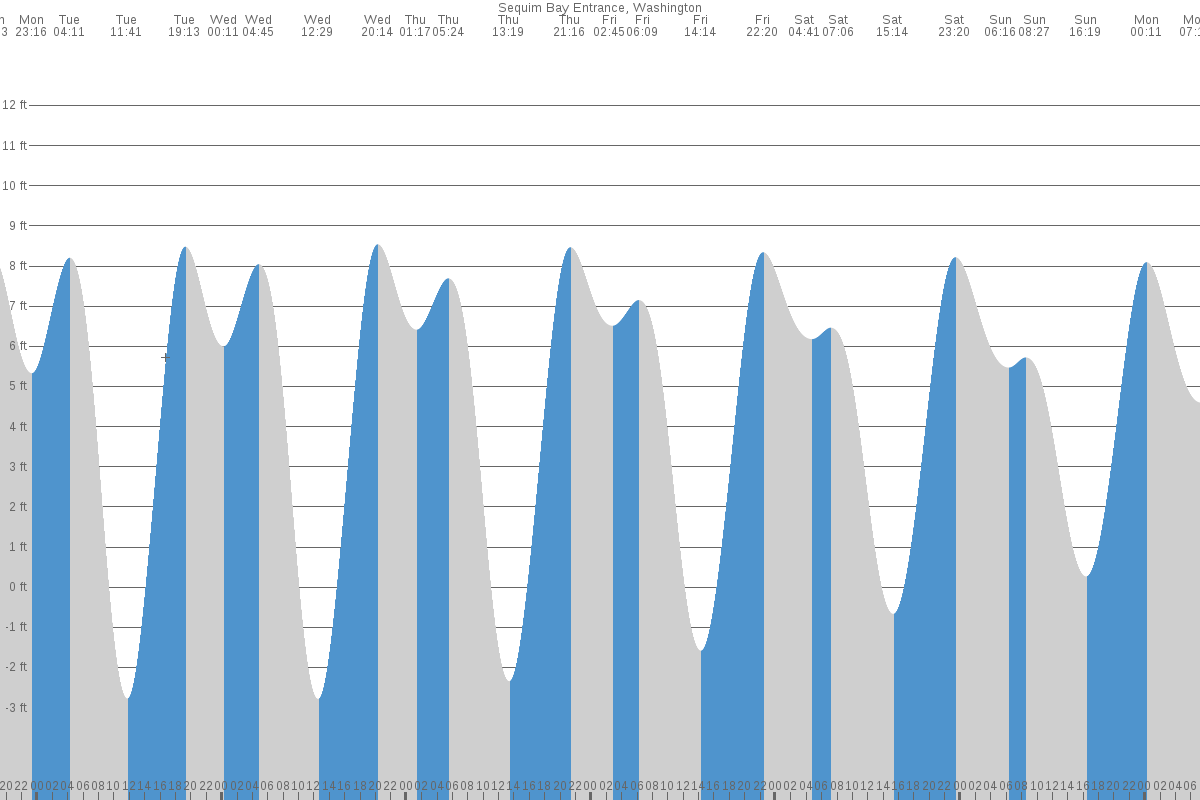 Sequim tide chart