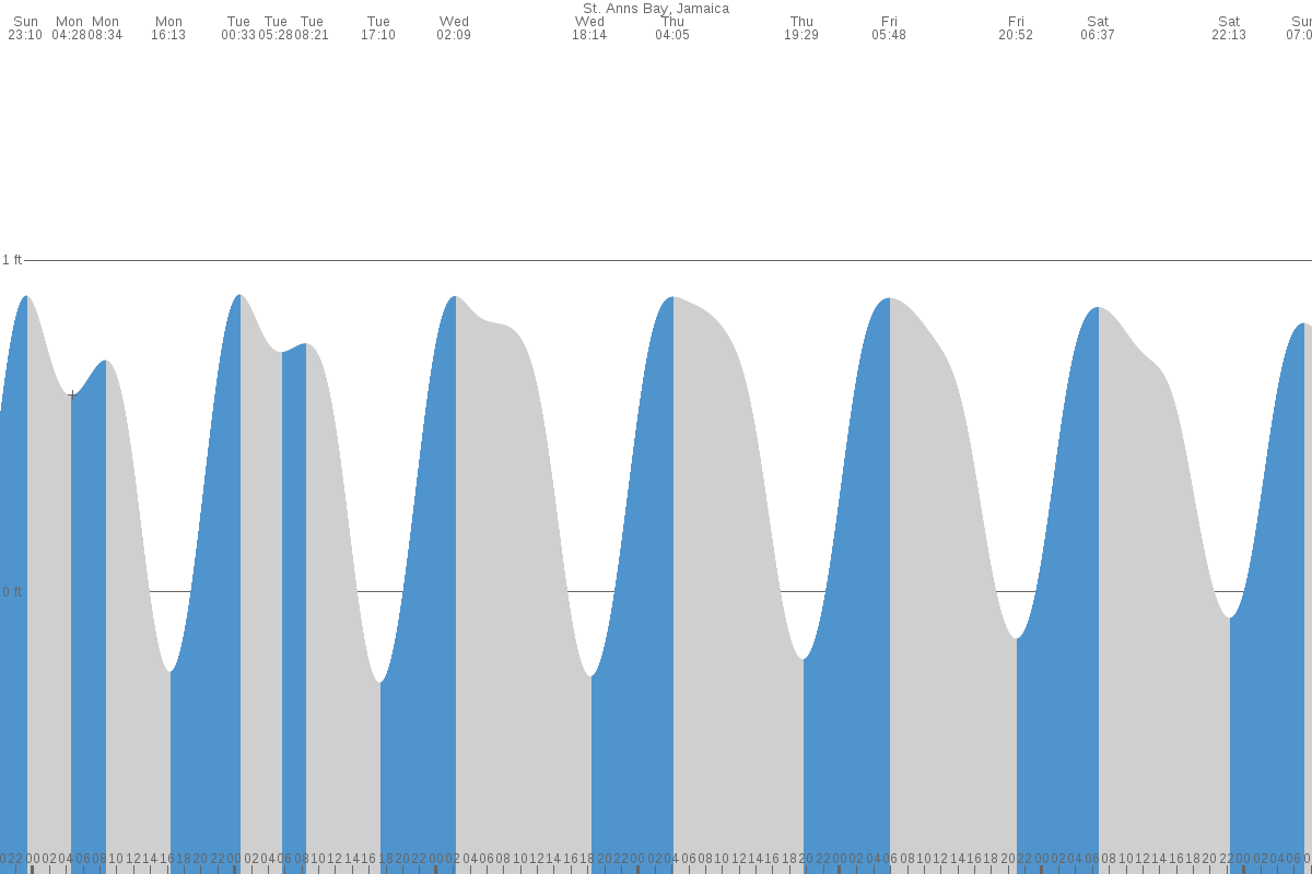 Discovery Bay Tide Chart