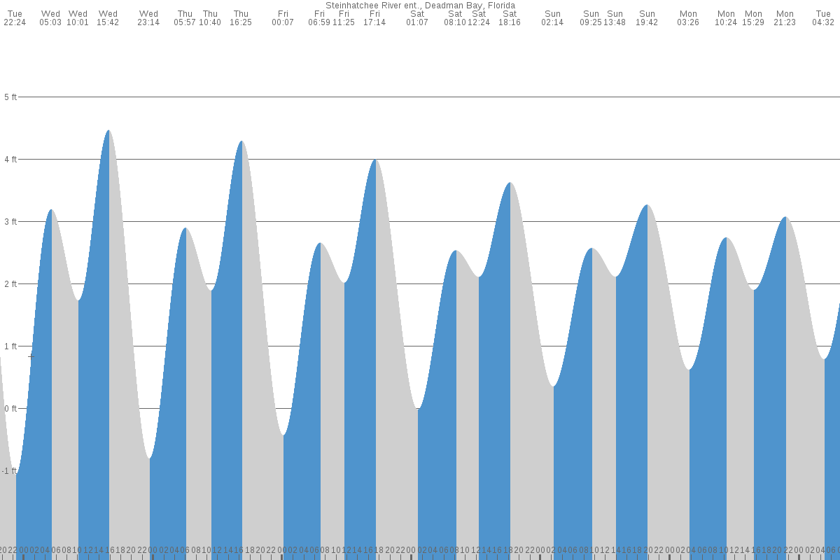Steinhatchee Tide Chart