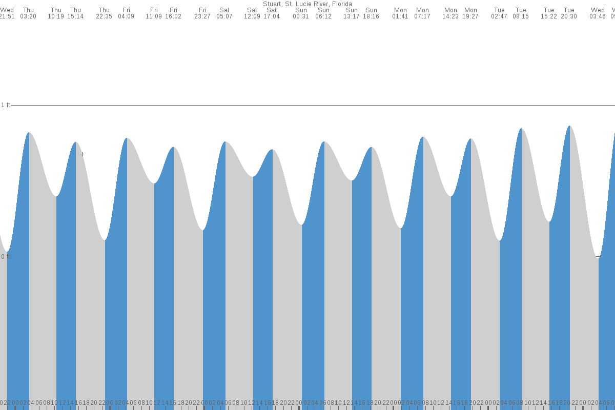 Palm City tide chart