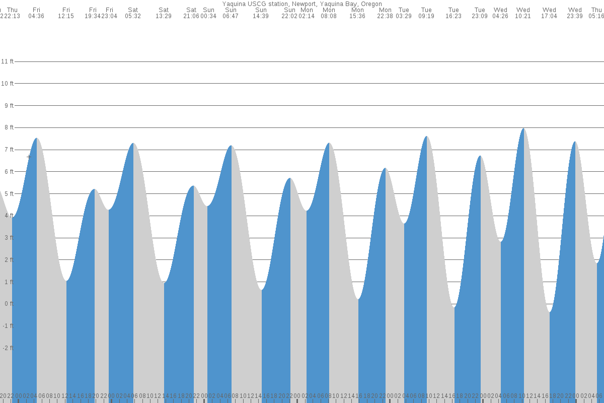 Newport tide chart