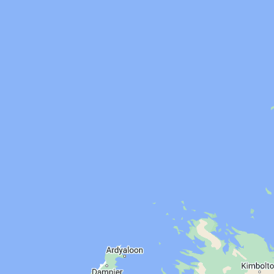 Map showing location of Adèle Island (-15.524980, 123.156570)