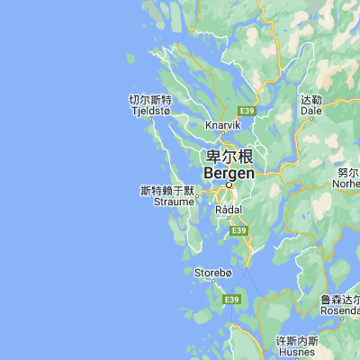 Map showing location of Ågotnes (60.406110, 5.018890)