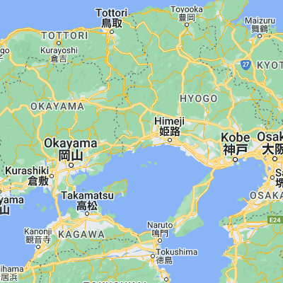 Map showing location of Aioi-shi (34.803610, 134.468060)