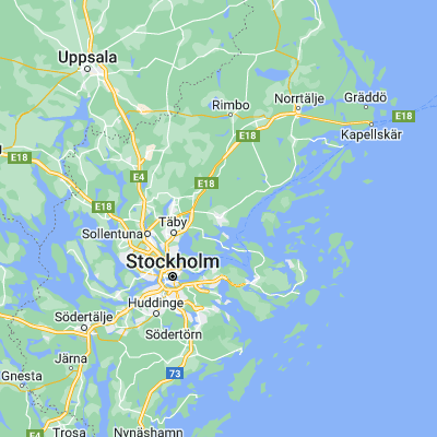 Map showing location of Åkersberga (59.479440, 18.299670)