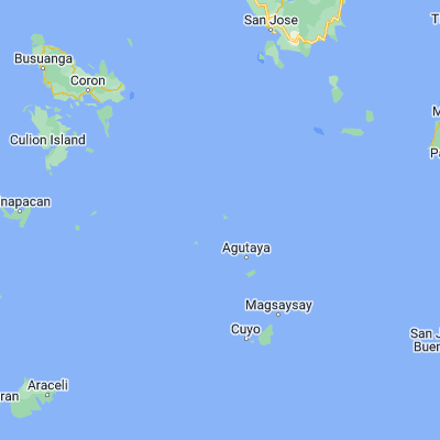 Map showing location of Algeciras (11.415400, 120.816800)