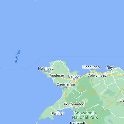 Map showing location of Amlwch (53.409860, -4.347120)