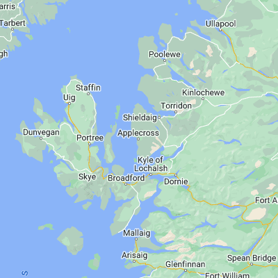 Map showing location of Applecross (57.433170, -5.814330)