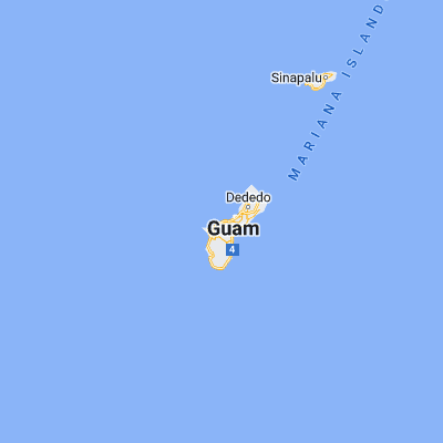 Map showing location of Asan-Maina Village (13.472150, 144.716540)