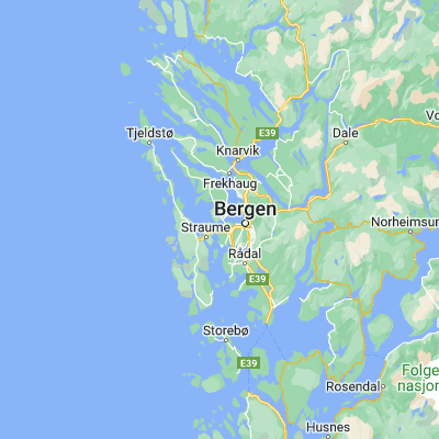 Map showing location of Askøy (60.400000, 5.183330)