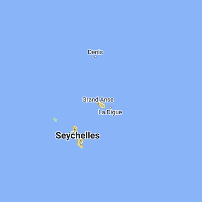 Map showing location of Baie Curieuse (-4.283330, 55.733330)