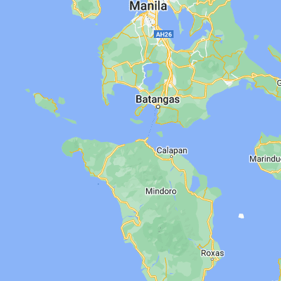 Map showing location of Balatero (13.502100, 120.924400)