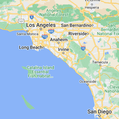 Map showing location of Balboa (33.586970, -117.900890)