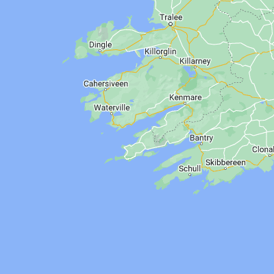 Map showing location of Ballycrovane Harbour (51.715280, -9.966670)