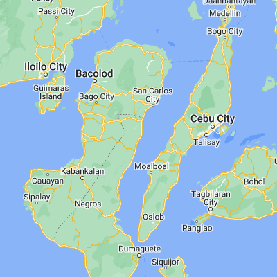 Map showing location of Basak (10.226400, 123.306400)