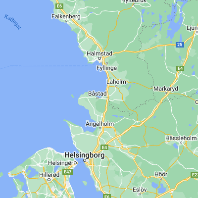 Map showing location of Båstad (56.426890, 12.853390)