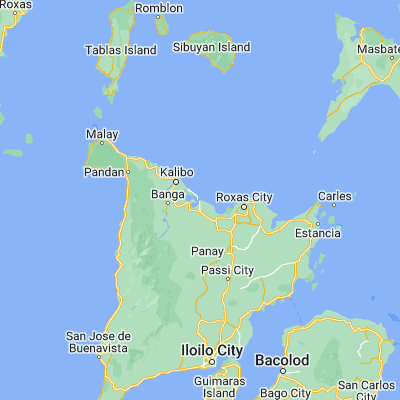 Map showing location of Batan (11.585700, 122.497100)