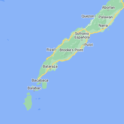 Map showing location of Batarasa (8.661670, 117.622220)