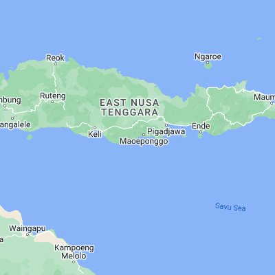 Map showing location of Batawa (-8.895400, 121.148200)