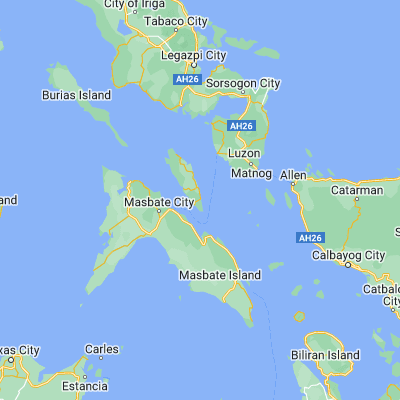 Map showing location of Batuan (12.421500, 123.781800)