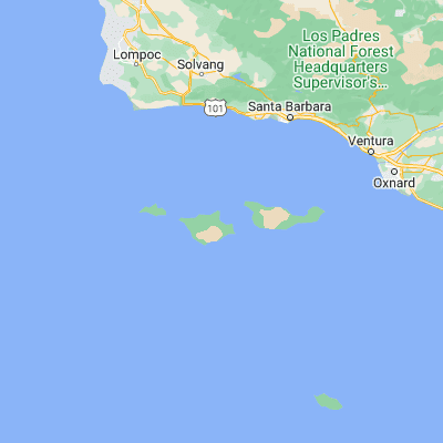 Map showing location of Bechers Bay (Sant Rosa Island) (33.995000, -120.033460)