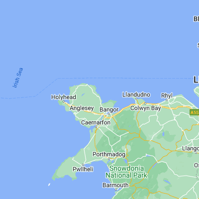 Map showing location of Benllech (53.320440, -4.226070)