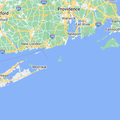 Map showing location of Block Island (41.173740, -71.580220)