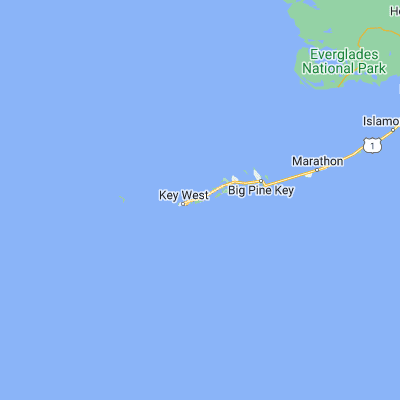 Map showing location of Boca Chica Key (24.572920, -81.688140)